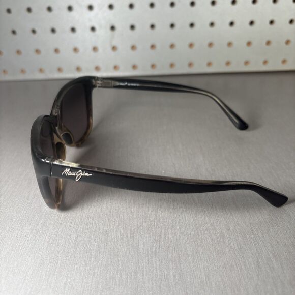Maui Jim Starfish Sunglasses MJ 744-02T Cat Eye Black Brown FRAMES ONLY main image 8